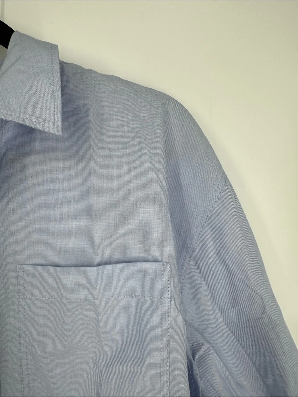 NWT J. Crew Étienne Oversized Button-up Shirt Lightweight Oxford Blue Eoe Size S